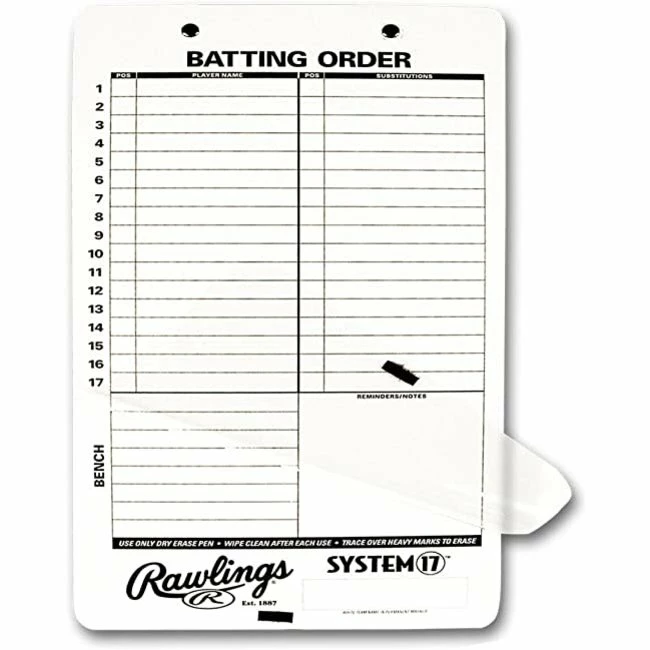Rawlings Baseball Coach's Clipboard 4 Rawlings Baseball Coach's Clipboard - Image 2