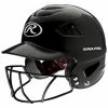 Rawlings COOLFLO Batting Helmet With Cage Black -Rawlings Sales rawlings coolflo batting helmet with cage black